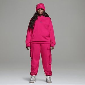 IVY PARK Bold Pink Cargo Hoodie Unisex XL